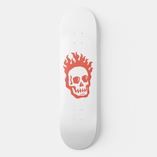 Skateboard Fire Skull (Recto)