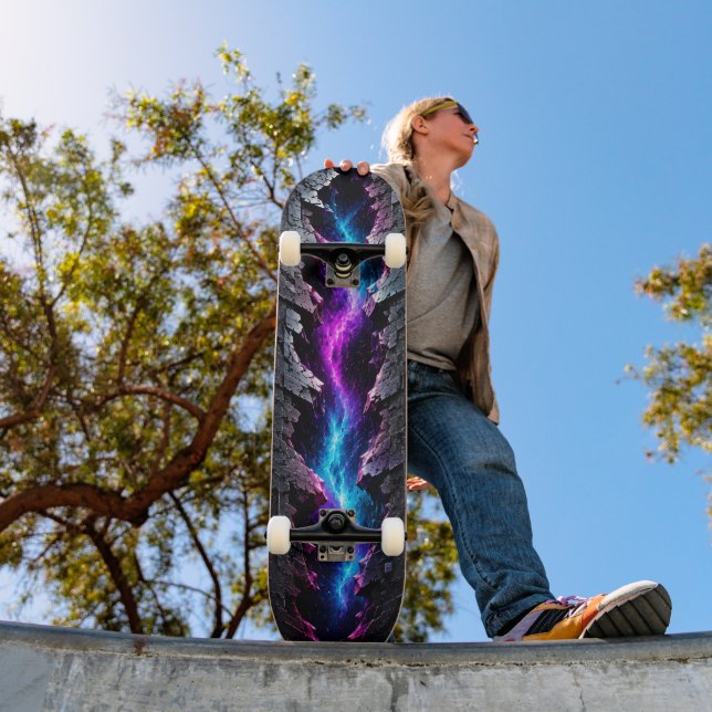 Skateboard Fissure Dimensionnelle 3D  (Extérieur 1)