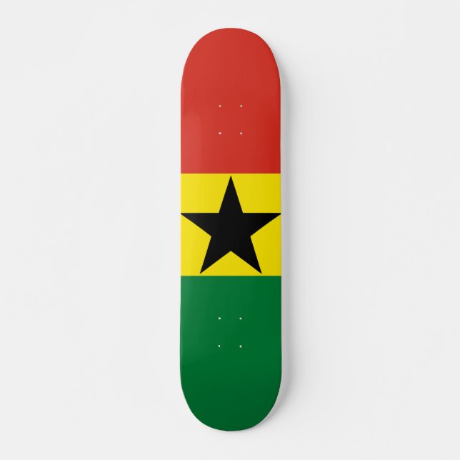 Skateboard Flag du Ghana (Devant)