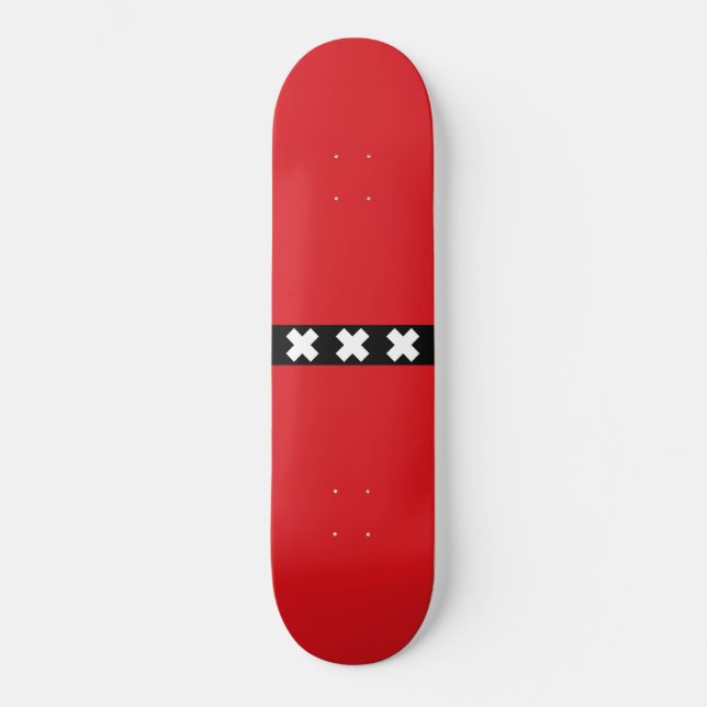 Skateboard Flag of Amsterdam (Recto)