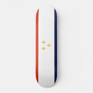 Skateboard Flag of New Orleans (Louisiana, USA)