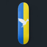 Skateboard Flag of Ukraine - Dove of Peace - Freedom - Peace<br><div class="desc">Flag of Ukraine - Dove of Peace - Freedom - Peace Support - Solidarity - Ukrainian Flag - Strong Together - Freedom Victory ! Let's make the world a better place - everybody together ! A better world begins - depends - needs YOU too ! You can transfer to 1000...</div>