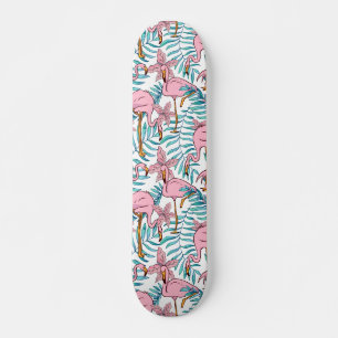 Skateboard Flamant rose Boho
