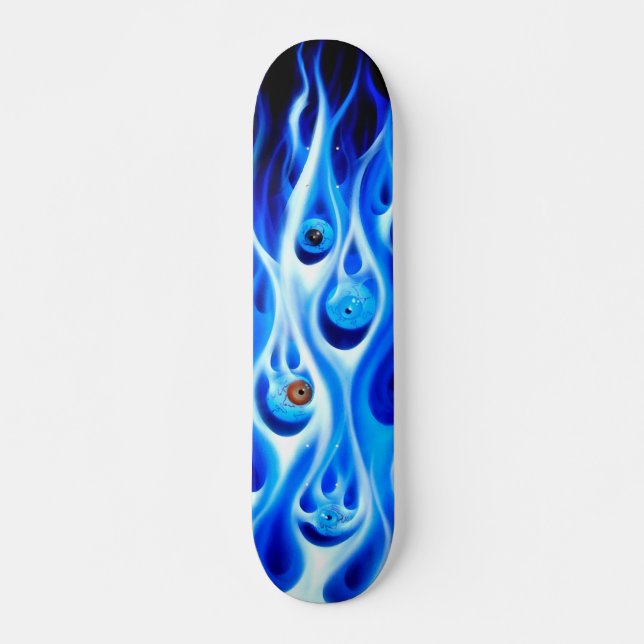 Skateboard Flamin regarde la plate-forme de patin (Devant)