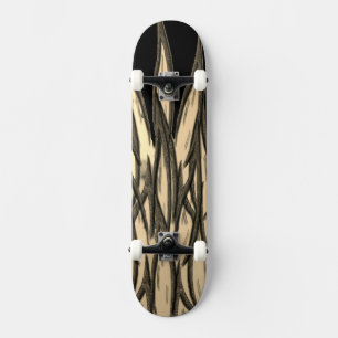Skateboard Flammes de Tan