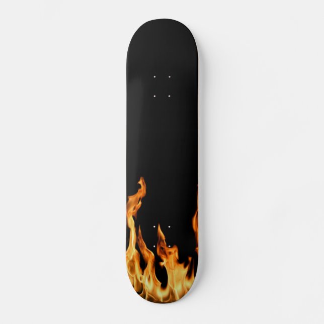 Skateboard Flammes - Flamme - Flammes - Flammes - Feutre - Fe (Recto)