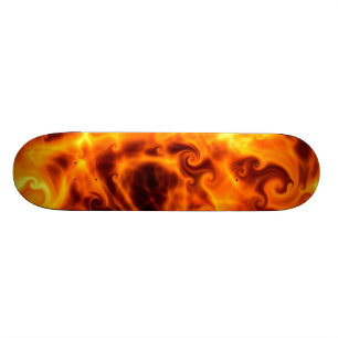 Skateboard Flammes tourbillonnantes