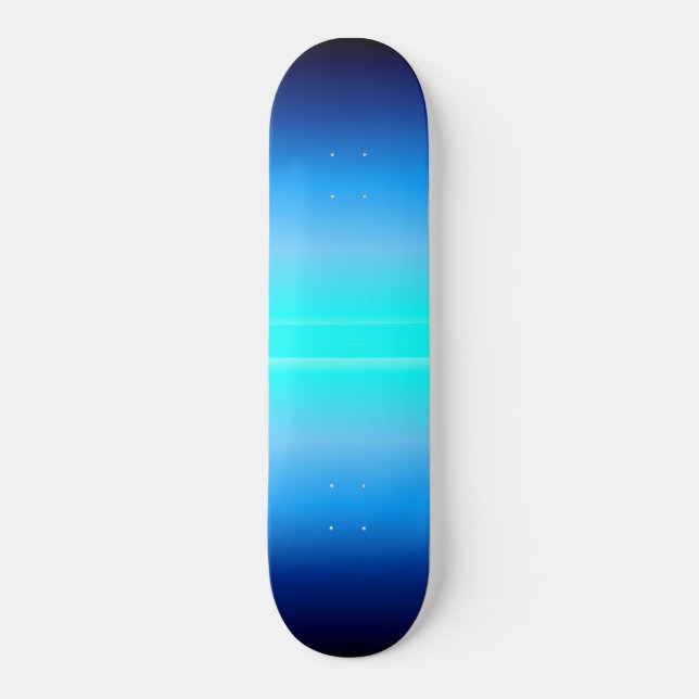 Skateboard Flash d'éclair bleu (Recto)