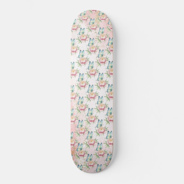 Skateboard Fleur (Recto)