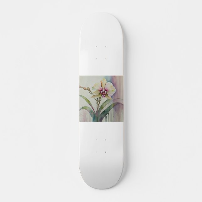 Skateboard fleur (Devant)