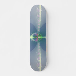 Skateboard Fleur Bleue