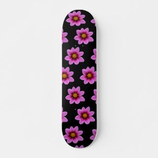 Skateboard Fleur Cosmos du Nord-Ouest rose