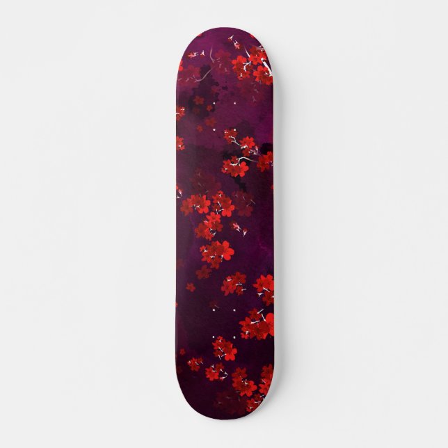 Skateboard Fleur de cerisier 3 (Devant)