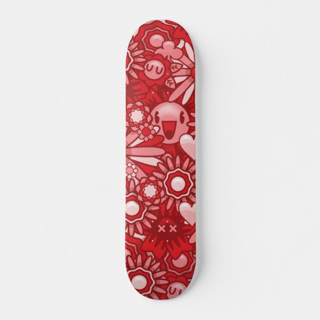 Skateboard Fleur de puissance de Clooci (Devant)
