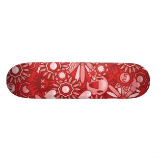 Skateboard Fleur de puissance de Clooci