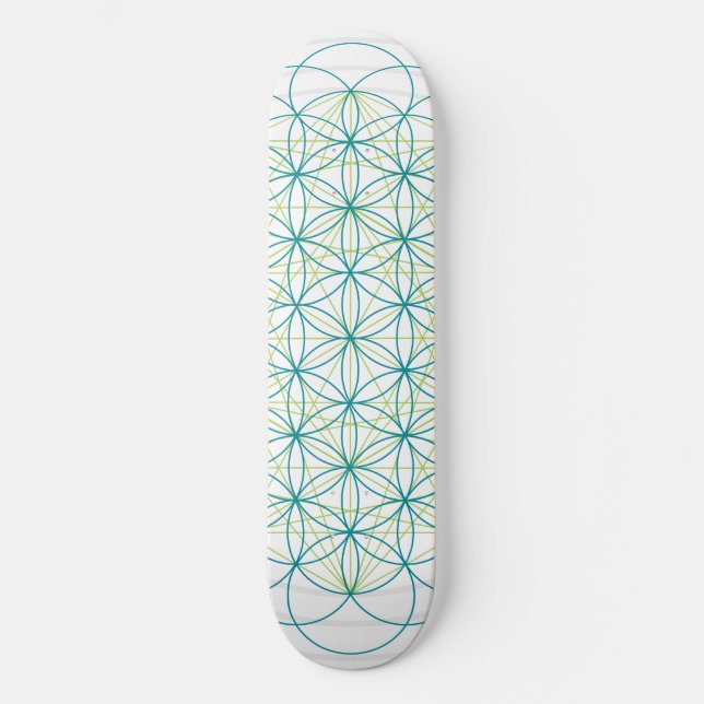 Skateboard Fleur de vie (Recto)