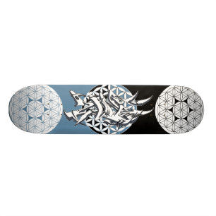 Skateboard Fleur de zone de la vie