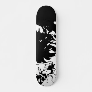 Skateboard Fleur Doodle