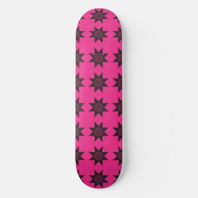 Skateboard Fleur étoile (Recto)