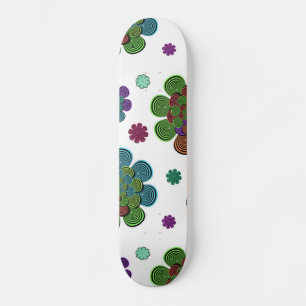 Skateboard Fleur Fractale Deux