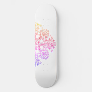 Skateboard Fleur Ombre