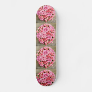 Skateboard Fleur Rose Bouquet