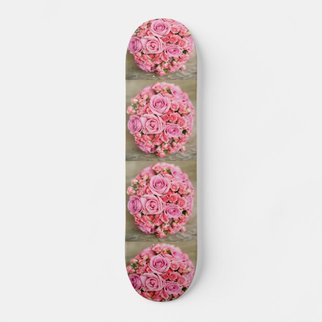 Skateboard Fleur Rose Bouquet (Recto)