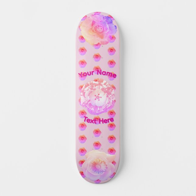 Skateboard Fleur Rose Tomboy (Recto)