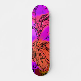 SKATEBOARD FLEURS