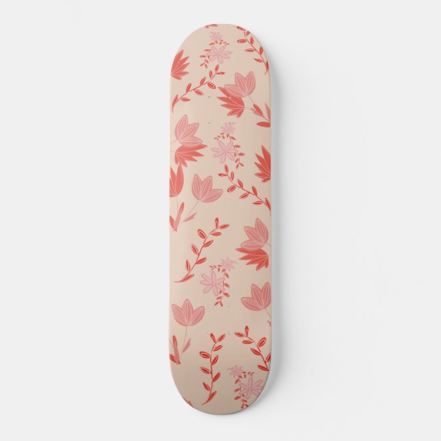 Skateboard Fleurs (Recto)