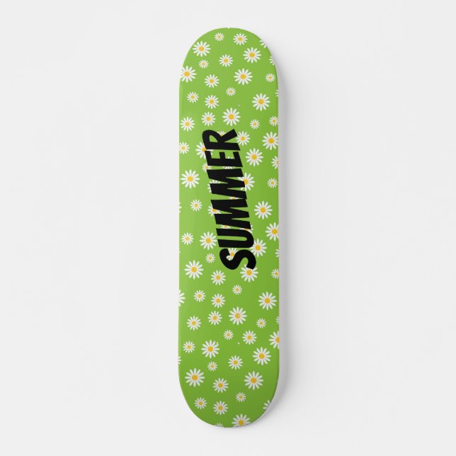 Skateboard Fleurs Chamomiles (Devant)
