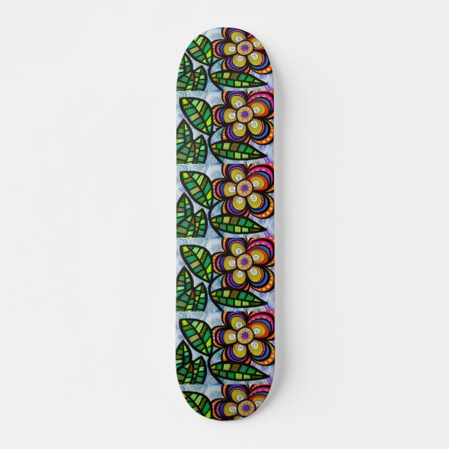 Skateboard FLEURS FILLES Skateboards (Devant)