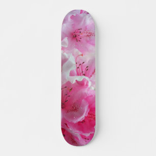 Skateboard Fleurs florales roses tombées