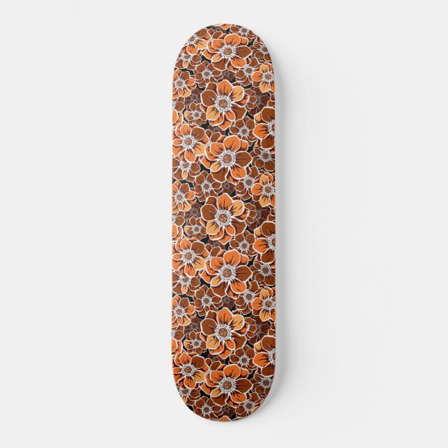 Skateboard Fleurs Mandala 2 (Recto)