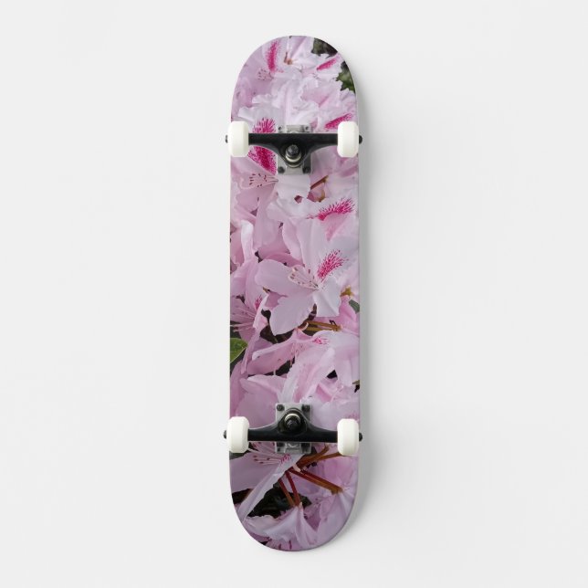 Skateboard Fleurs roses (Recto)