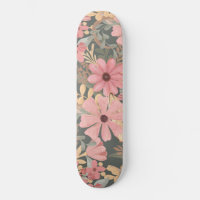 Fleurs vertes rose Sage Laisser Motif Aquarelle