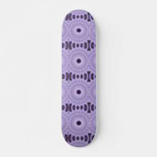 Skateboard Fleurs violettes