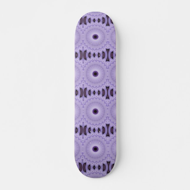 Skateboard Fleurs violettes (Devant)