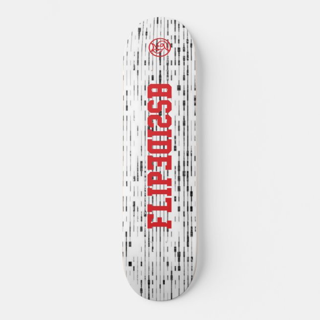 Skateboard Flip Side Pour Les Véritables Skateboarders (Recto)