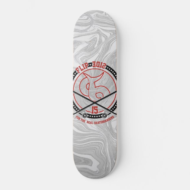 Skateboard Flip Side Pour Les Véritables Skateboarders (Recto)