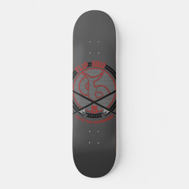 Skateboard Flip Side Pour Les Véritables Skateboarders (Recto)