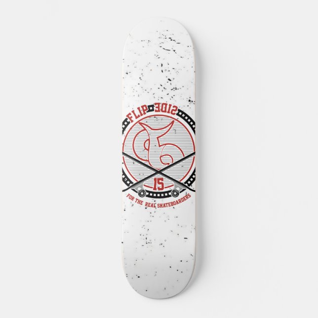 Skateboard Flip Side Pour Les Véritables Skateboarders (Recto)