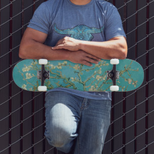 Skateboard Floraison d'amandier, Peinture à l'huile, Vincent