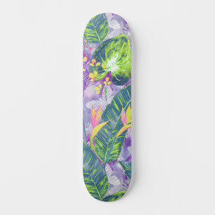 Skateboard Floral tropical, Botanique