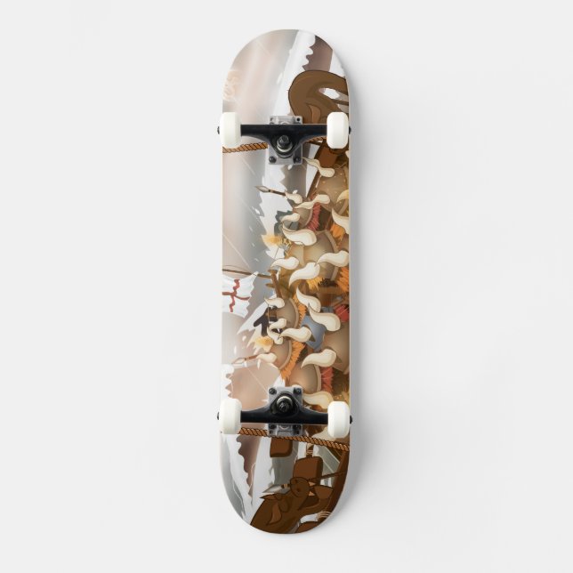 Skateboard Flotte d'invasion Viking (Recto)