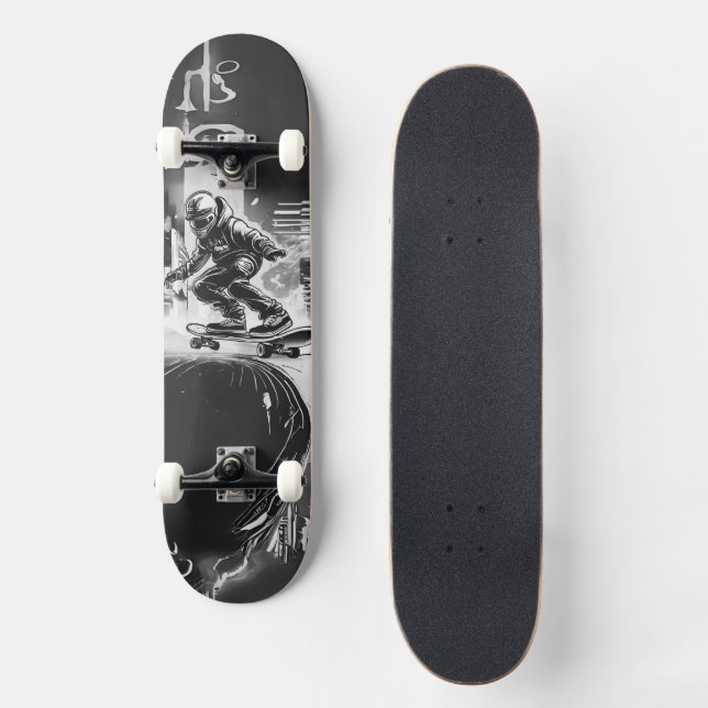 Skateboard Flow futuriste (Recto)