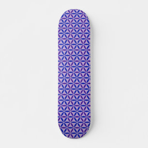 Skateboard Flower of Life - stamp pattern - BG 4