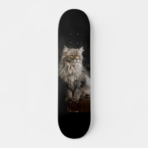 Skateboard Fluffy Gris