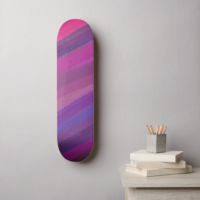 Skateboard Flux Abstraits (Art mural)