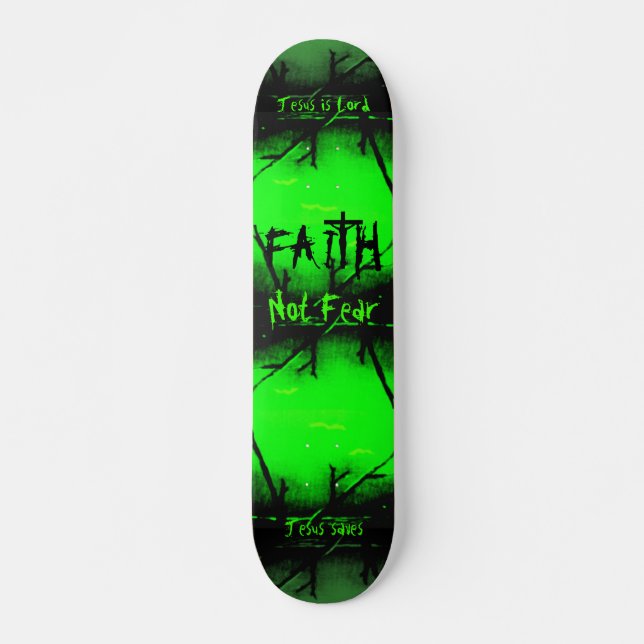 Skateboard Foi chrétienne Jésus (Devant)